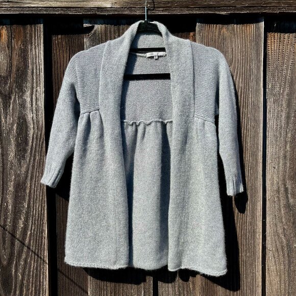 Vince 100% Cashmere Gray Cardigan - Picture 1 of 8